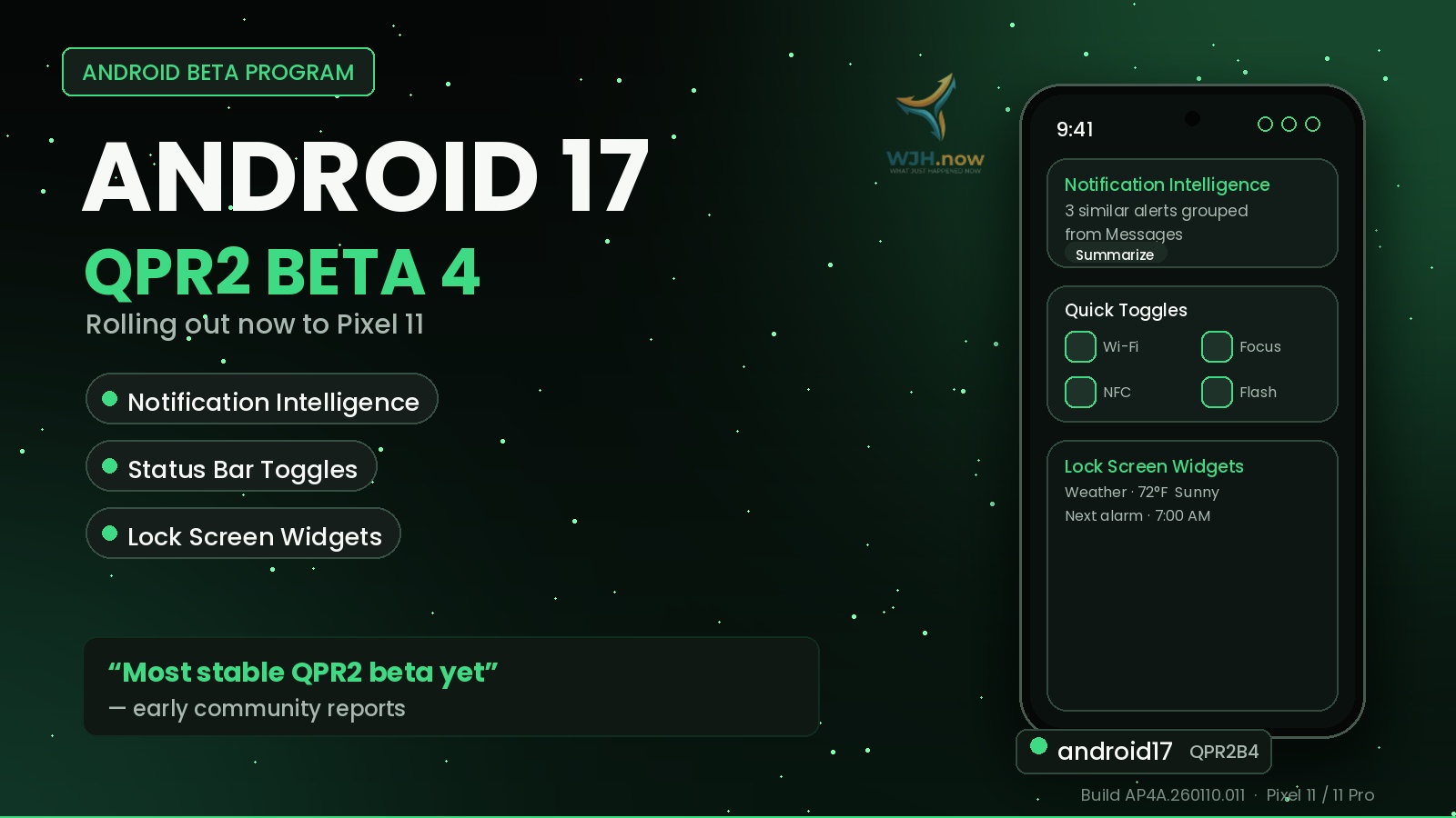 # Android 17 QPR2 Beta 4: Pixel 11 Support Arrives And Notification Intelligence Is Cooked 
